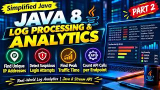 Java 8 Stream API Real-Time Project | Log Analytics & Security Monitoring | 4 Practical Examples