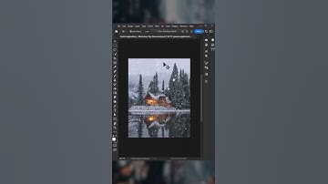 Snow Effect! - Photoshop 2025 Tricks #creativepsd #photoediting #youtubeshorts
