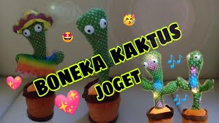 BONEKA KAKTUS JOGET // UNBOXING & RIVIEW BONEKA KAKTUS