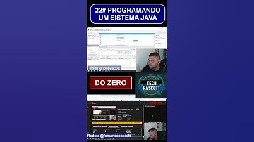#1.22 Programando Sistema do ZERO com Java - JSP - HTML - CSS - Mysql #coding #livecode #java