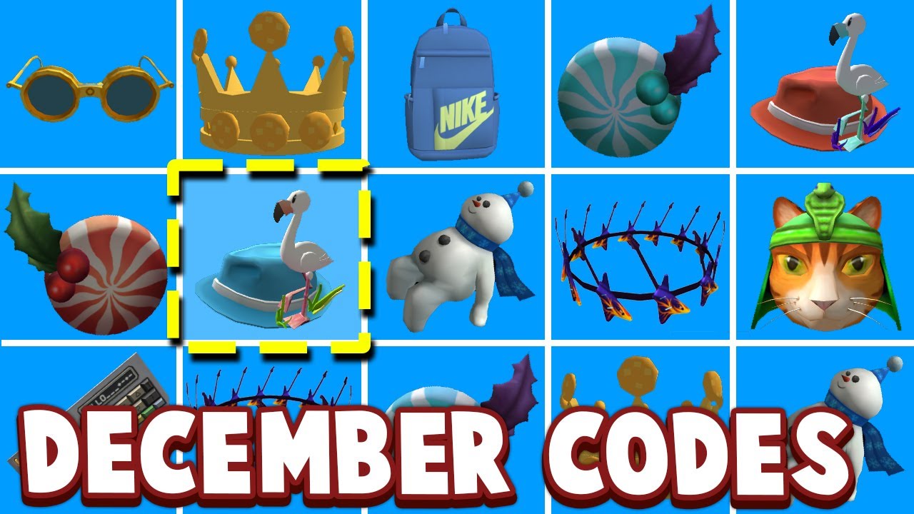 Promo Codes Roblox de dezembro