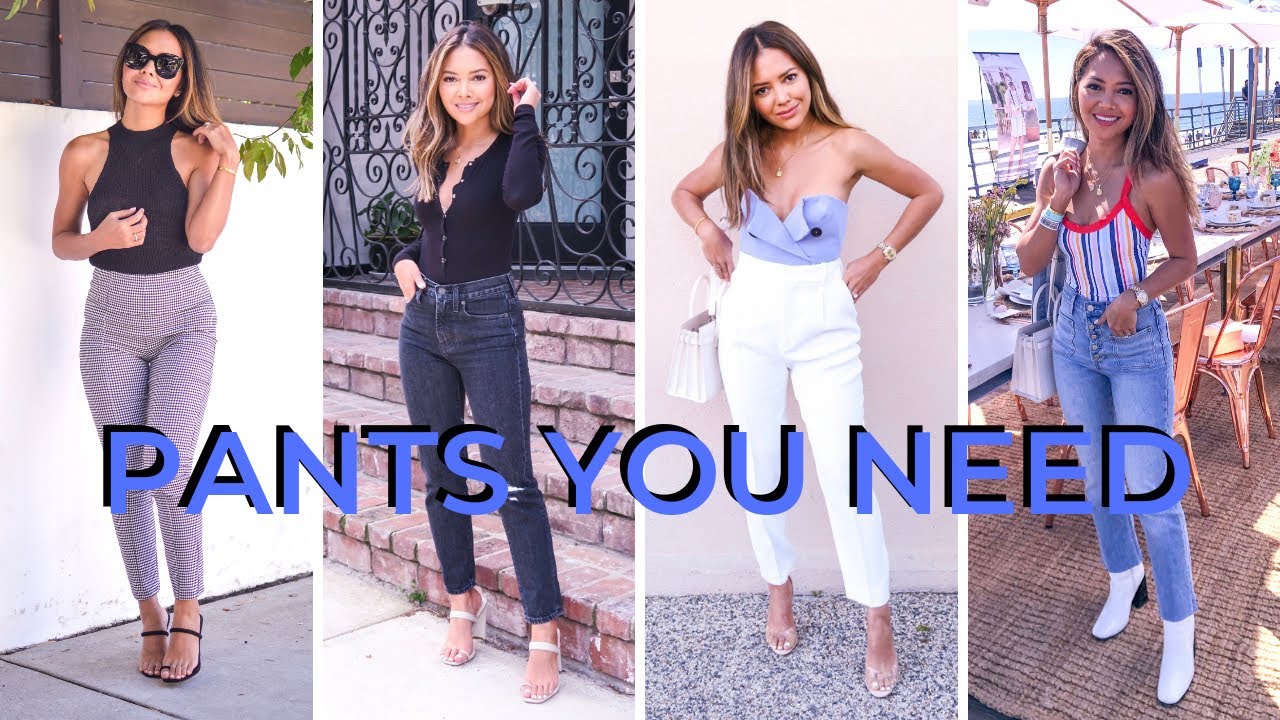 7 Pants You Need | Basic Must Haves - YouTube