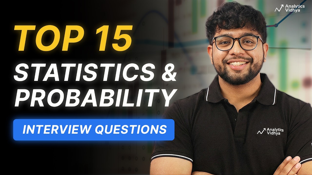 Top 15 Statistics & Probability Interview Questions for Data Science (2026)