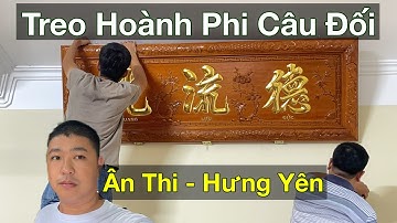 🔴TREO Hoành Phi Câu Đối Đẹp gỗ gụ Lào, thờ Gia Tiên, chữ Phúc. Đồ Gỗ Hiền Lanh .0986883349
