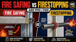 ARE Exam Prep: Fire Safing VS Firestopping for PPD & PDD | ARE Lab