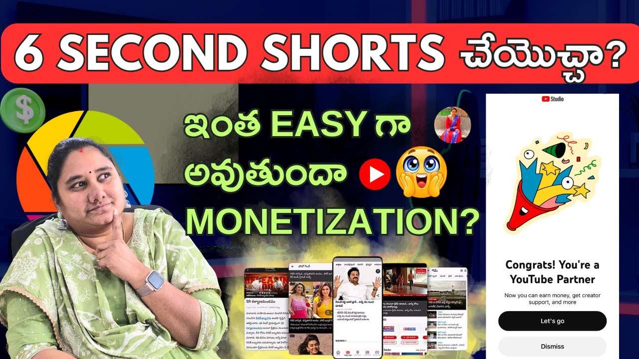 6 Second Shorts చేయొచ్చా Music తో? ఇంత Easy గా అవుతుందా Monetization?🤔