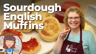 Easy Sourdough English Muffins | Sourdough English Muffin Recipe