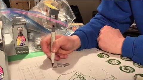 Refill Disposable Felt Markers w Neuland Ink