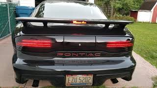 Custom sequential led taillights and LED switchbacks and led conversion on my 95 Trans Am!!