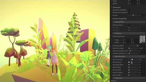 Blowing Grass shader in URP (Unity hobby works - 037)