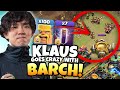KLAUS uses 3 INSANE Barch attacks vs Max TH14 Bases! UNREAL! Clash of Clans Esports