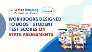 Lumos tedBook™ - Test Prep Practice Workbooks With Full Length Online Assessments