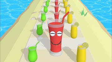 Juice Run - Android iOS Mobile Gameplay (Part 1) Levels 1-3