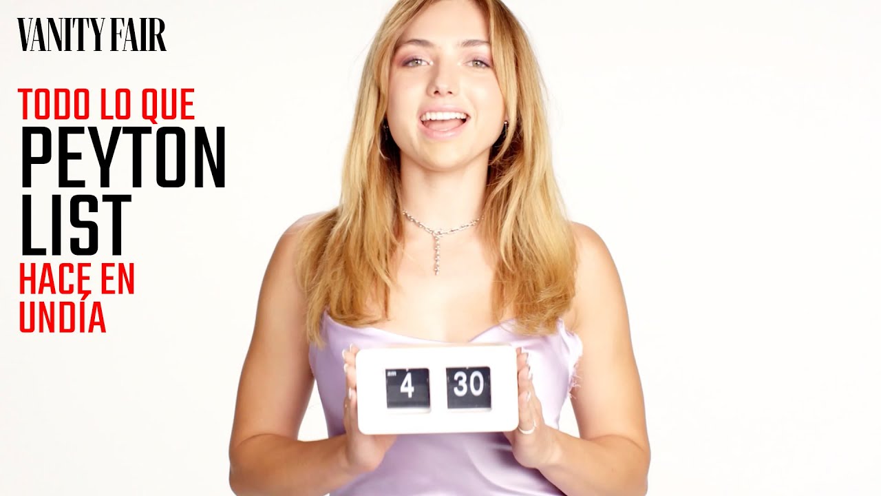 Todo lo que hace Peyton List de Cobra Kai en un día | Vanity Fair España