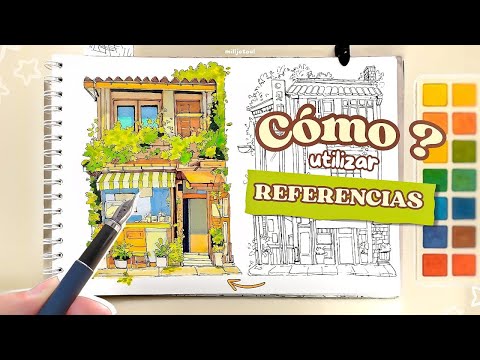 Tutorial de Dibujo +✨ Comó utilizar REFERENCIAS con Milanote 🌱 paint w/me! |
