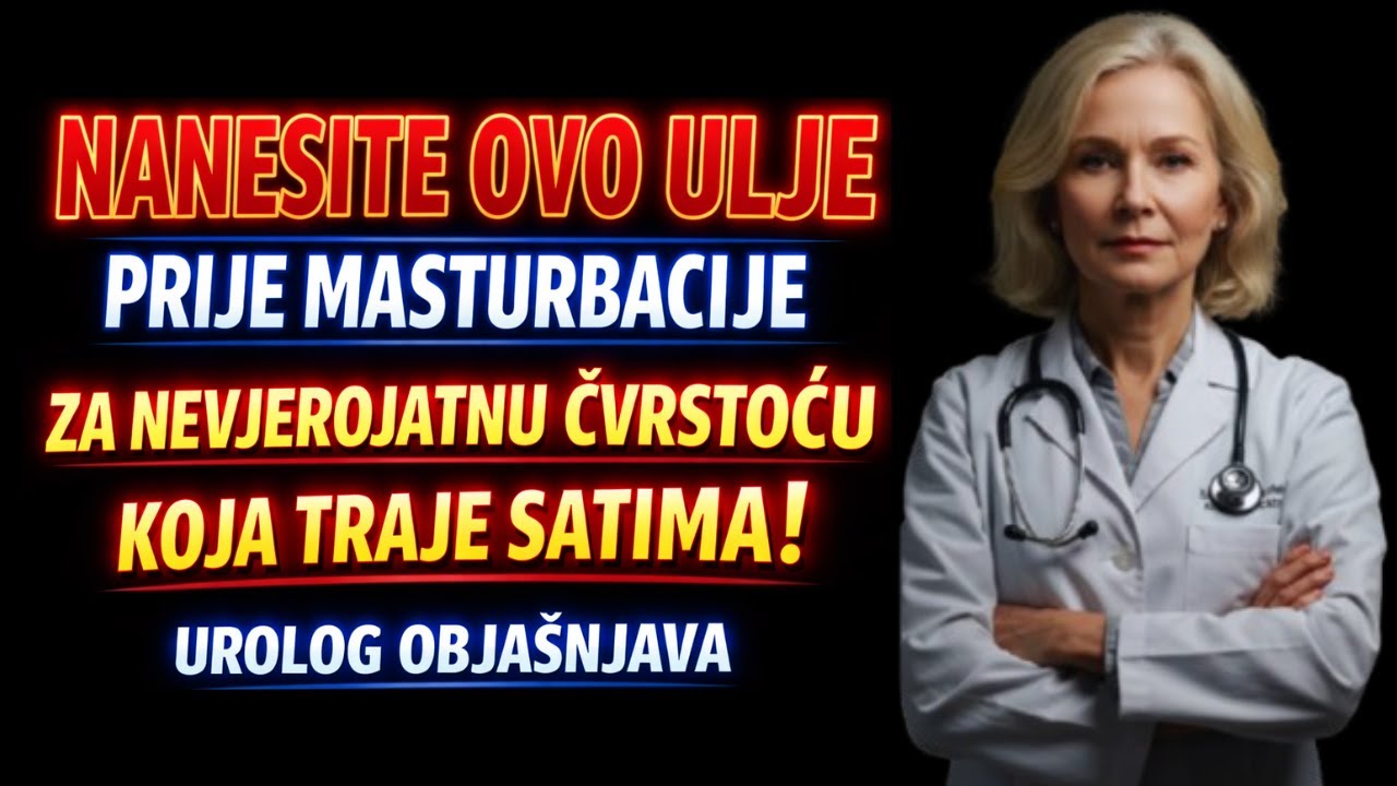 Nanesite OVO ulje prije masturbacije za nevjerojatnu čvrstoću koja traje satima | Urolog objašnjava