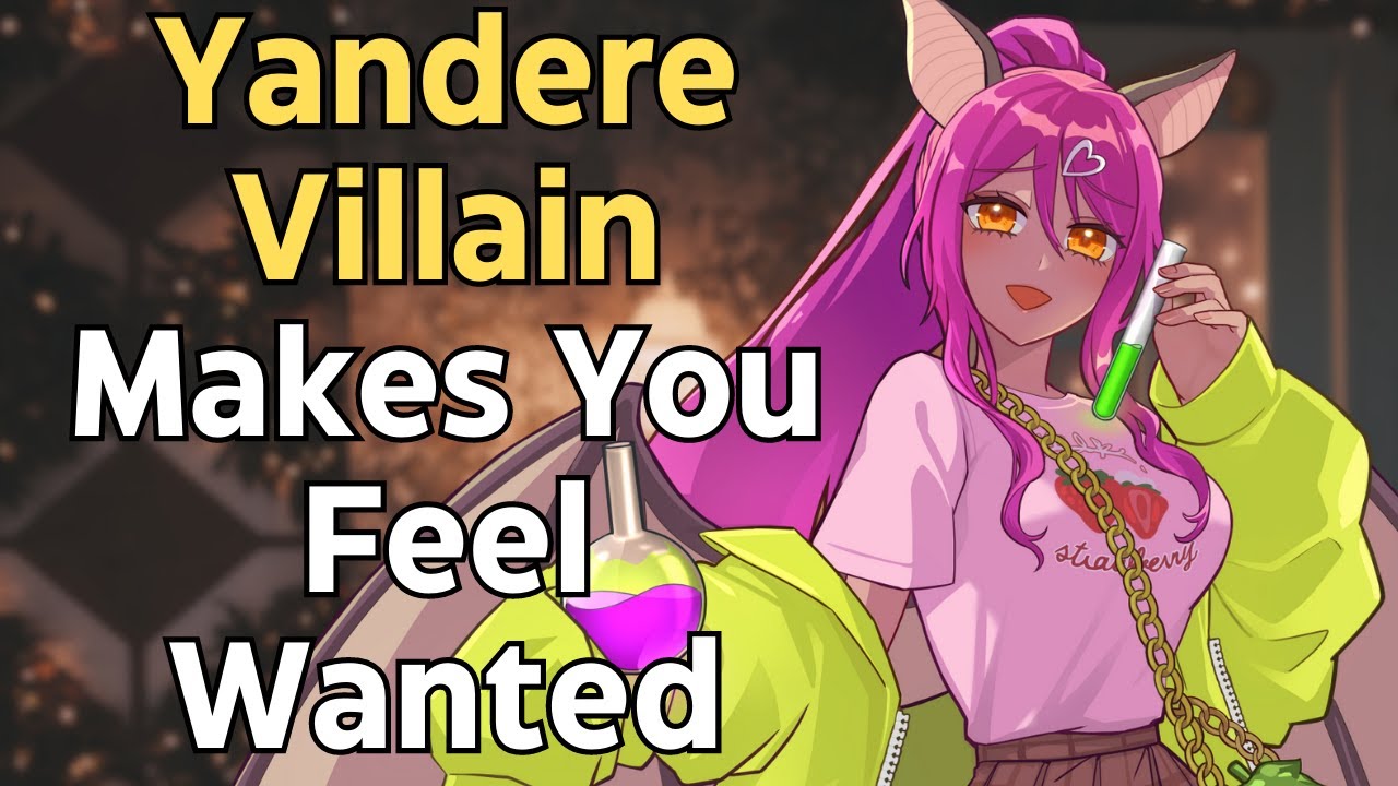 Yandere Villain Makes You Feel Wanted [F4A] [ASMR Roleplay] [Personal Attention] [Manipulation]