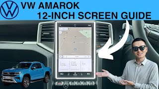 VW Amarok Tutorial  12Inch Infotainment Screen Features Walkthrough  How to VW