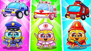 Let' Call The Rescue Team | Kids Turn into Superheroes + Jobs Song + More Kids Songs by Baby Color