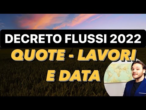 Video: Per Lavorare Dopo Il Decreto