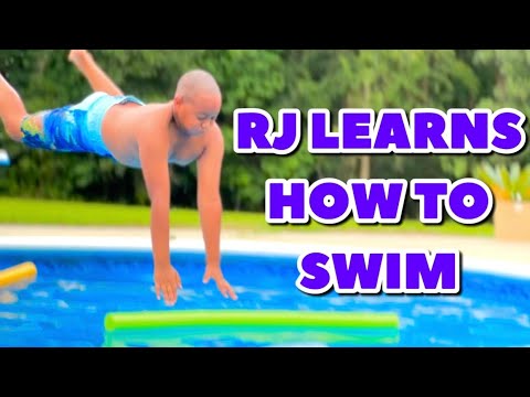 TAUGHT 8 YEAR OLD HOW TO SWIM