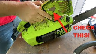 Chainsaw Shoots Gas out of Carb? Check This!