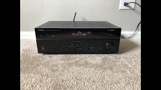 how to factory reset yamaha rx-v479 5.1 4k ultra hd bluetooth wifi home theater surround receiver