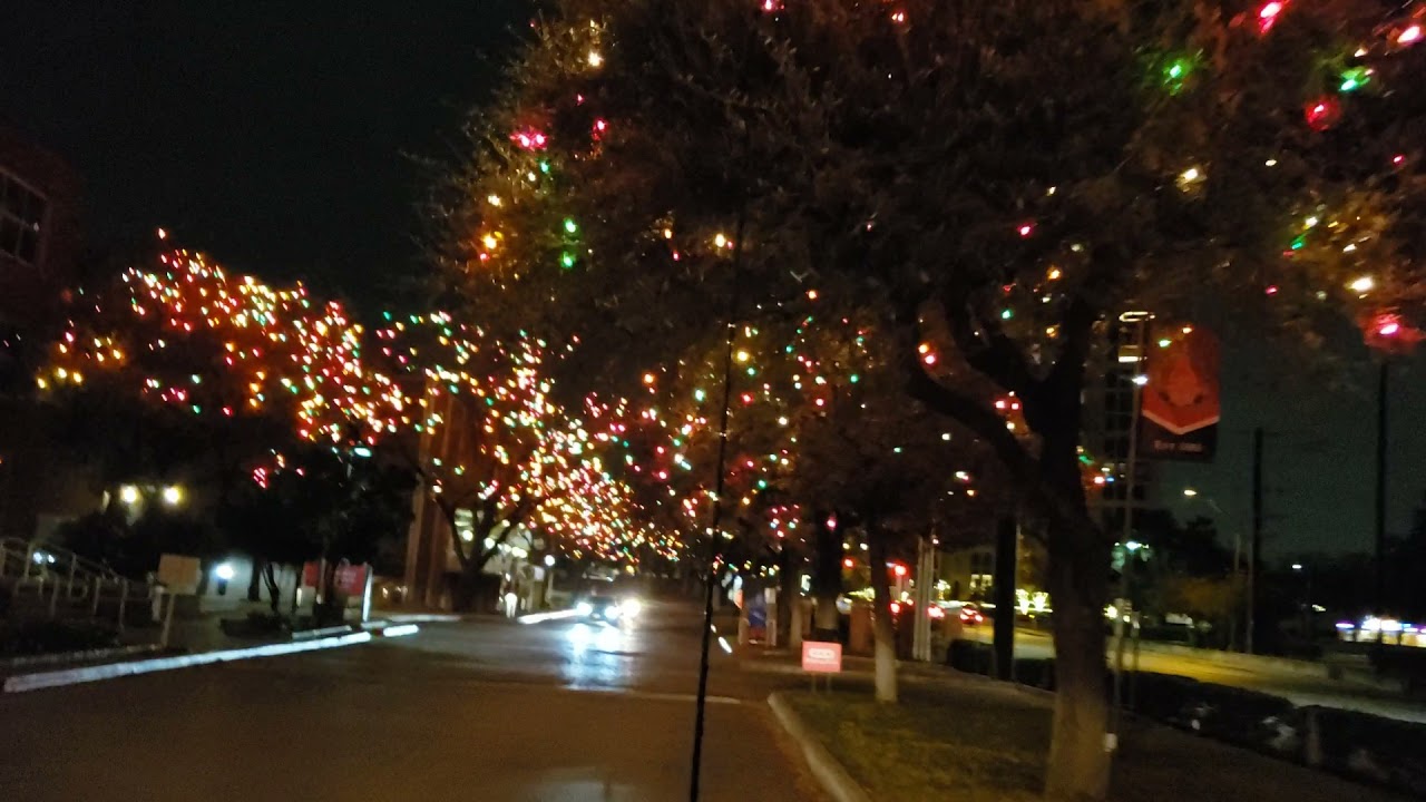 Christmas Lights at the University of the Incarnate Word YouTube