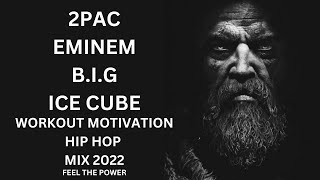 2Pac & Eminem Remix - Motivation Workout Hip Hop Mix 2023 - MMA - UFC - Gym Music - Fitness - Rap