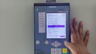 SIPROTEC 7SJ81 Settings from Front Panel