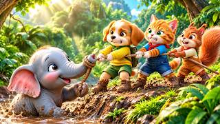 🌿 Rescue a Baby Elephant In The Jungle 🐱Cat and Friends Find the Way Home! 