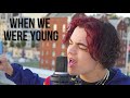 Adele  when we were young cover by alexander stewart