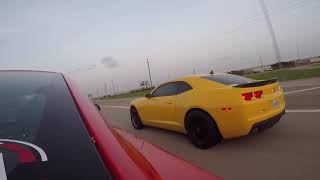 2014 Mustang GT (Manual) VS 2010 Camaro ss (Manual) FUN RUNS