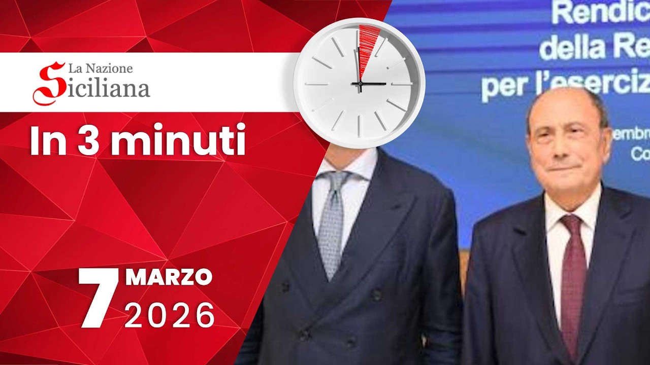 “IN TRE MINUTI” NOTIZIARIO DEL 7 marzo 2026