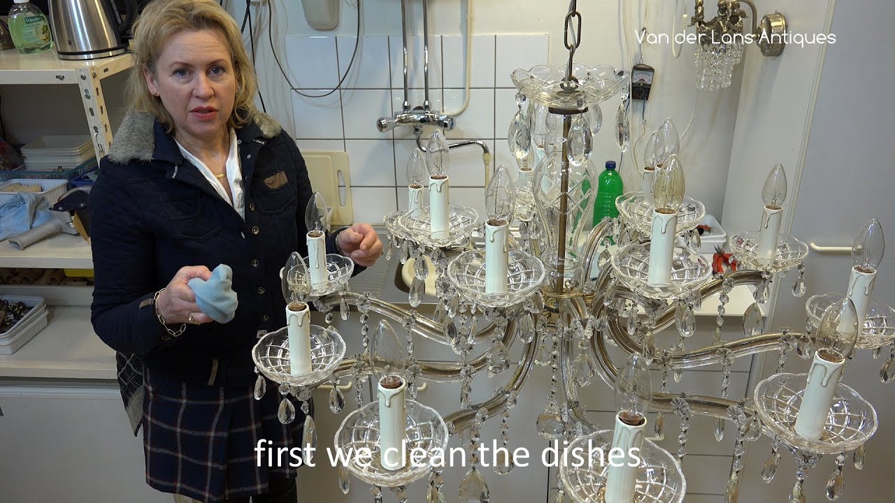 Lans Antiques Cleaning Chandelier You Lans Antiques Cleaning Chandelier, How Do You Clean A Brass Chandelier