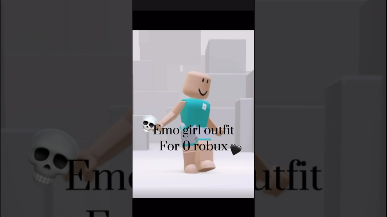 Emo girl outfit for 0 robux!!
