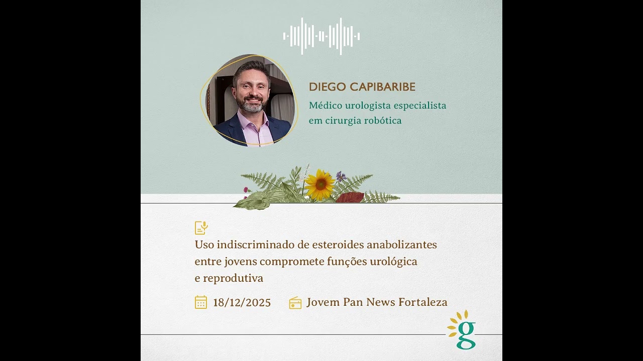 Dr. Diego Capibaribe (IUCE) - Rádio Jovem Pan News FM 92,9 - Uso indiscriminado de anabolizantes