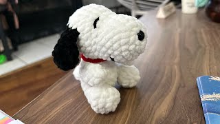 Snoopy amigurumi Part 1 EN