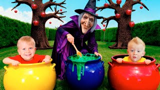 adam mama vs wicked witch spooky halloween story kids