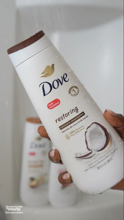 Shower time with dove shower gel. A product you should add to your skincare routine. #skincare