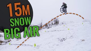 MTB LONG JUMP CHALLENGE IN SNOW