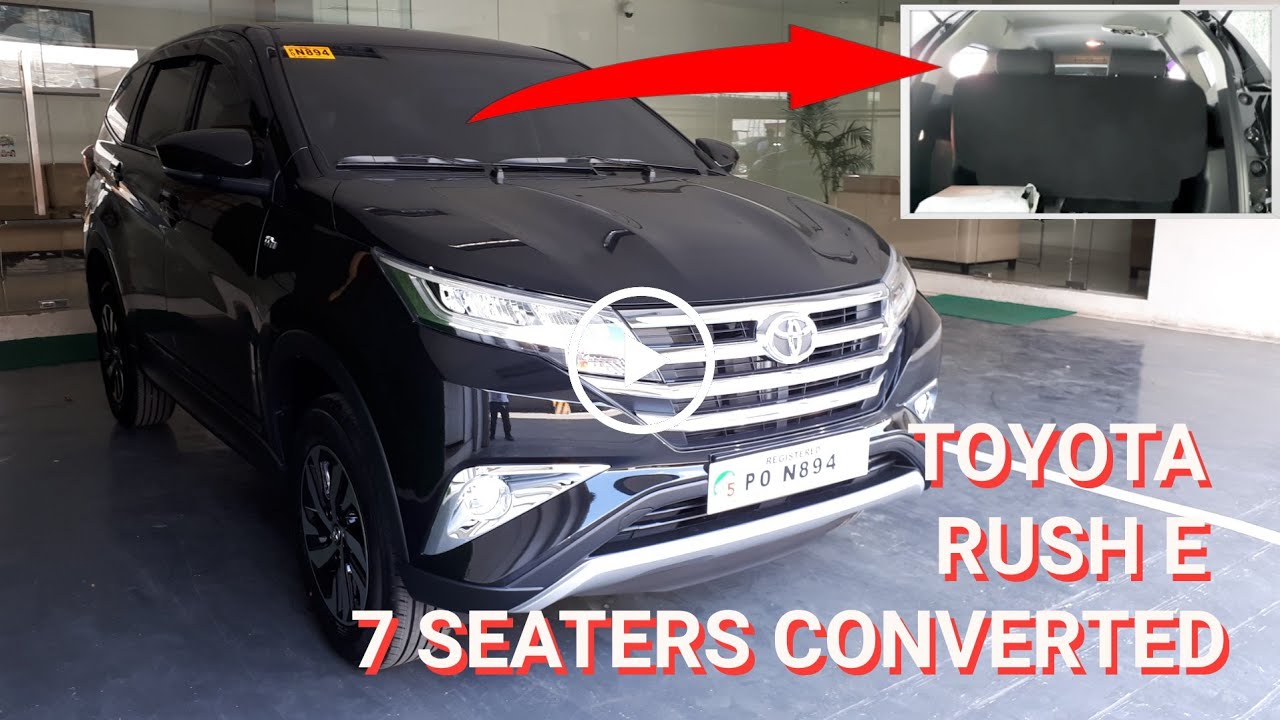 Toyota Rush E Converted To 7 Seaters