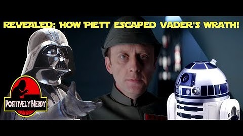 How Admiral Piett Survived Darth Vader