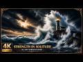 🌊 Giant Ocean Waves Crashing Into a Lighthouse 3 HR
