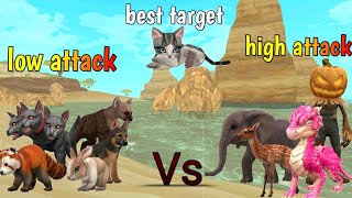 wildcraft the best pet ! maximum attack♥️ range pets and low 🐱cat pet is  best target following? 🦊