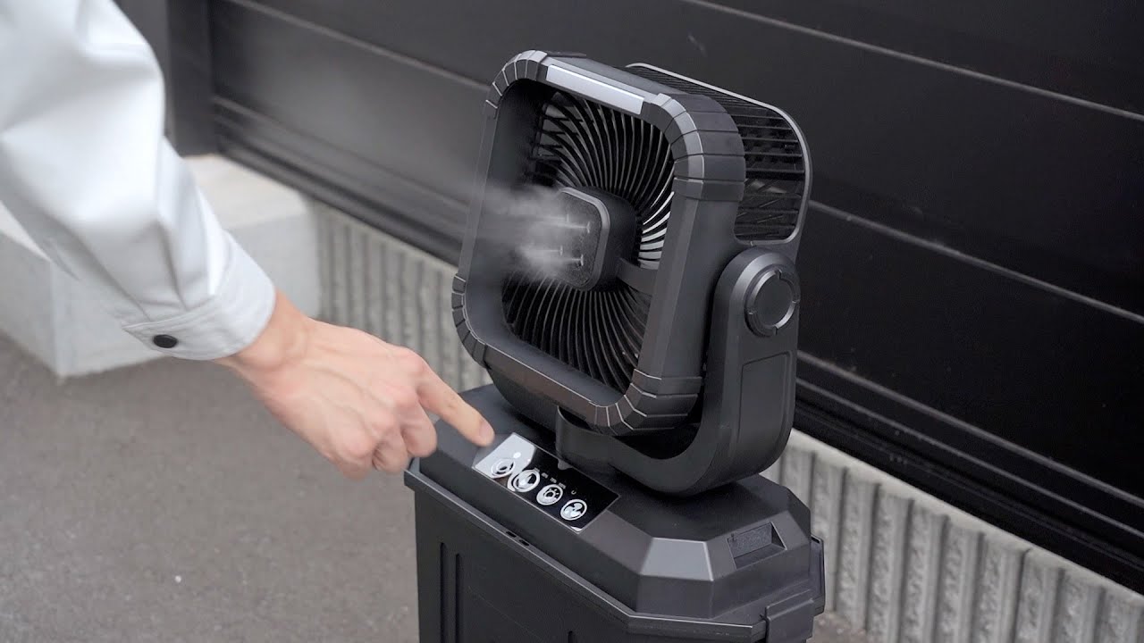 クレコト様　　 ポータブル　ミストファン 9L 充電式 Amazon | Ausic 9L ポータブルミストファン 屋外/パティオ/ゴルフ用
