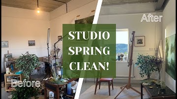 Decluttering My Art Studio for Spring! ✨Time for a Reset ✨