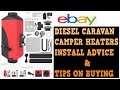 Ebay Diesel Heater install tips and advice review