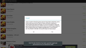 Modded clash of clans ROOT NEEDED