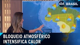 Veranico: bloqueio vai dar pausa na chuva e aumentar temperaturas | SBT Brasil (05/06/24)